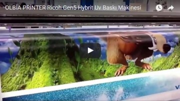 OLBİA PRİNTER Ricoh Gen5 Hybrit Uv Baskı Makinesi