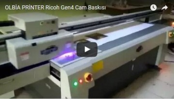 OLBİA PRİNTER Ricoh Gen4 Cam Baskısı