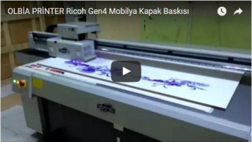 OLBİA PRİNTER Ricoh Gen4 Mobilya Kapak Baskısı