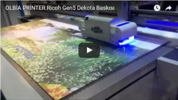 OLBİA PRİNTER Ricoh Gen5 Dekota Baskısı